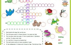Animals In The Garden Crossword Worksheet - Free Esl Printable - Printable Gardening Crossword Puzzle