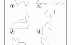 Animals Outline Tangram Card #2 | Clipart Etc - Printable Tangram Puzzle Outlines