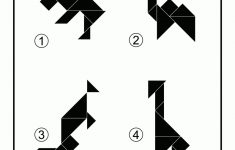 Animals Silhouette Solution Tangram Card | Clipart Etc - 7 Piece Tangram Puzzle Printable