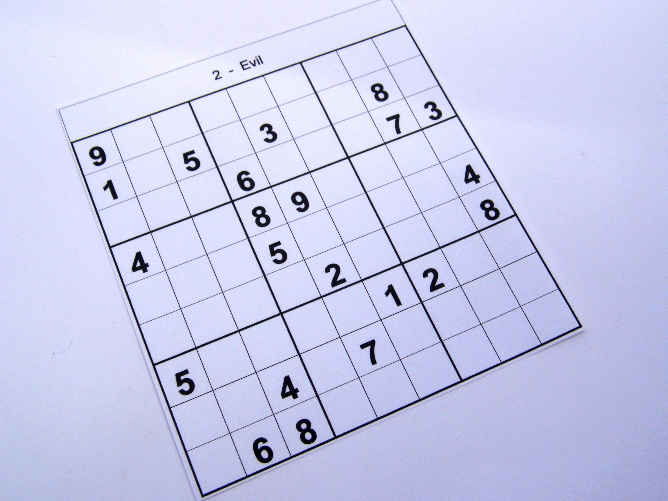 Printable Sudoku Puzzles 6 Per Page Printable Crossword Puzzles