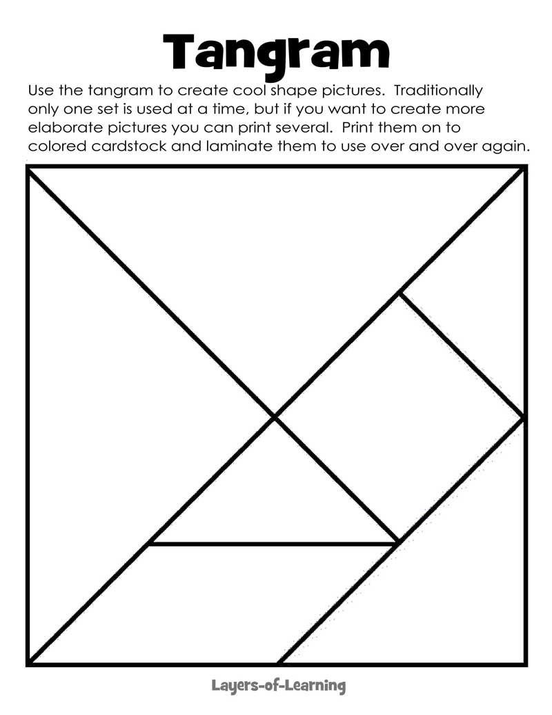 Art Element: Shape | Math | Elements Of Art, Tanagram Printables - Printable Tangram Puzzle Pieces