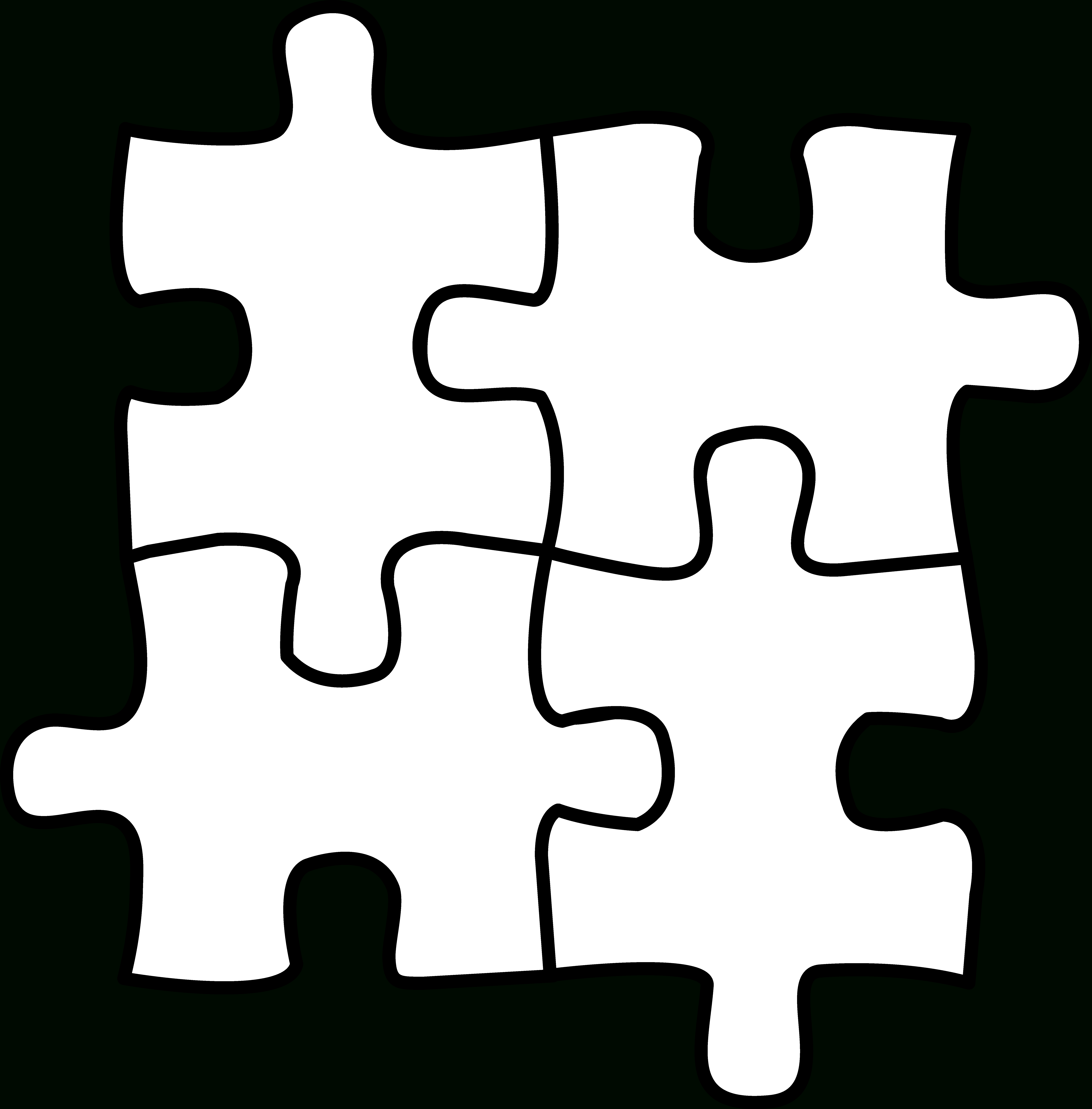 Autism Puzzle Piece Coloring Page - Coloring Home - Free Printable Autism Puzzle Piece
