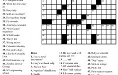 Beekeeper Crosswords - Free Printable Crossword Puzzle #3
