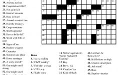 Beekeeper Crosswords - Free Printable Crossword Puzzles Medium Difficulty With Answers