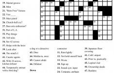 Beekeeper Crosswords In Middle School Easy Crossword Puzzles - Printable Crossword Middle School