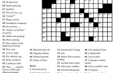 Beekeeper Crosswords - Printable October Puzzles