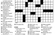 Beekeeper Crosswords - Printable Sports Crossword Puzzles With Answers
