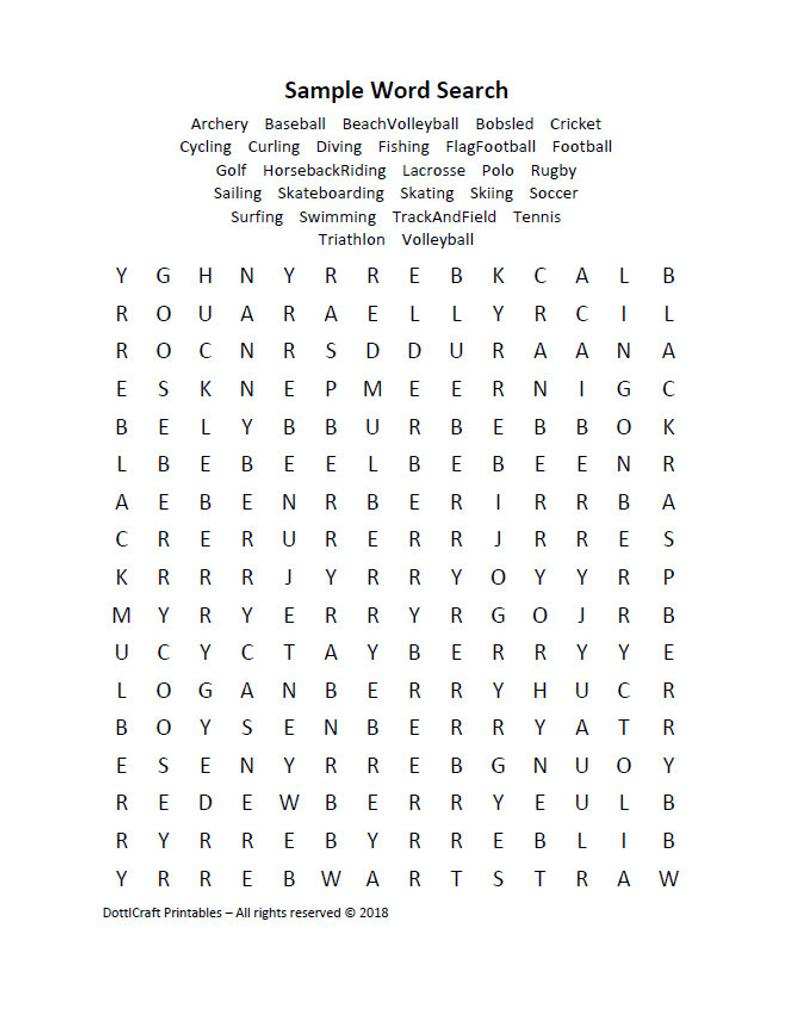Ben &amp;amp; Jerry&amp;#039;s Word Search Puzzle Printable Seek Find | Etsy - Printable Word Puzzles
