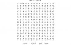 Beowulf Word Search - Wordmint - Printable Beowulf Crossword Puzzle