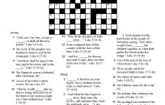 Bible Crossword Puzzles Printable - Masterprintable - Printable Holiday Crossword Puzzles For Adults With Answers