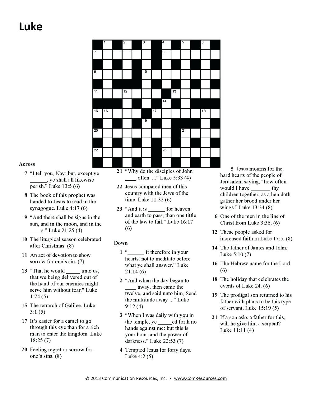 Printable Quotefall Puzzles Free Printable Crossword Puzzles