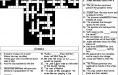 Bible Crossword Puzzles Printable With Answers (89+ Images In - Printable Christian Crossword Puzzles