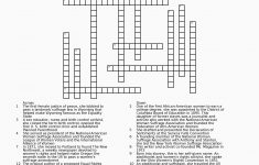 Black History Crossword Puzzle Printable – Open-Source-Design - History Crossword Puzzles Printable