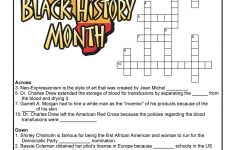 Black History Month Crossword Puzzle Worksheet | Woo! Jr. Kids - Printable History Crossword Puzzle