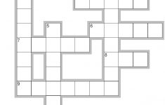 Blank Crossword Puzzle - Yapis.sticken.co - Crossword Puzzle Template Printable