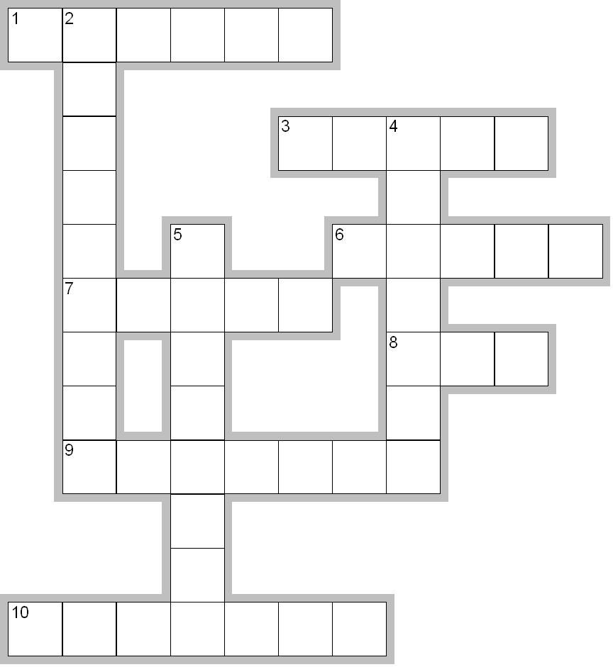 Blank Crossword Puzzle - Yapis.sticken.co - Printable Blank Crossword