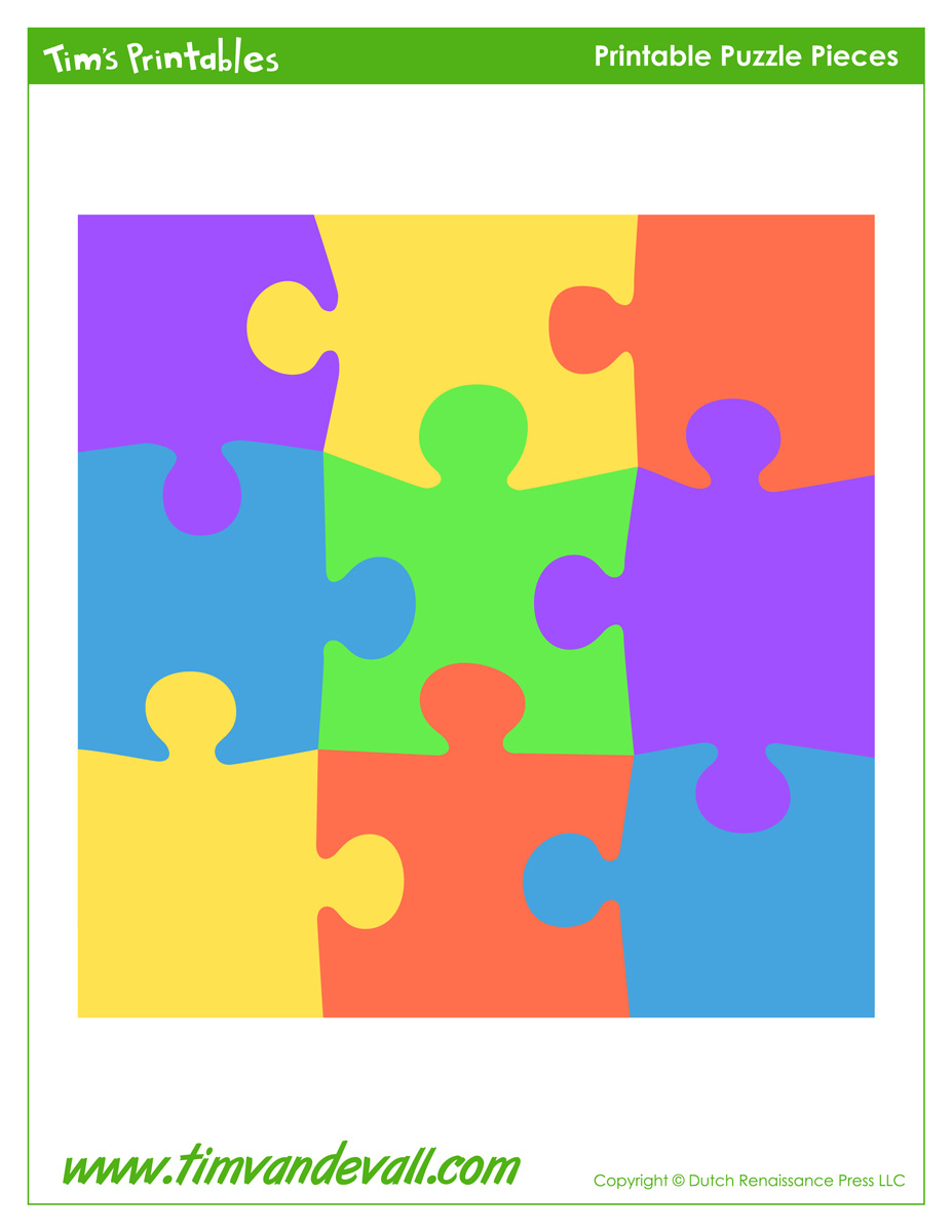 Blank Puzzle Piece Template - Free Single Puzzle Piece Images | Pdf - Printable Giant Puzzle Pieces