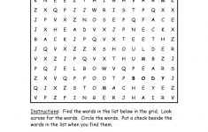 Body Parts Word Search Puzzle Worksheet - Free Esl Printable - Printable Puzzle Activities