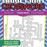 Bol | Large Print Crossword Puzzle Book, Brh Puzzle Books   Print Crossword Puzzle Book