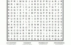 Careers Printable Word Search Puzzle - Free Printable Word Search - Printable Word Puzzles For High School