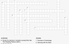 Celebrity Crossword Puzzle Main Image Download Template - Printable - Printable Crossword Celebrity