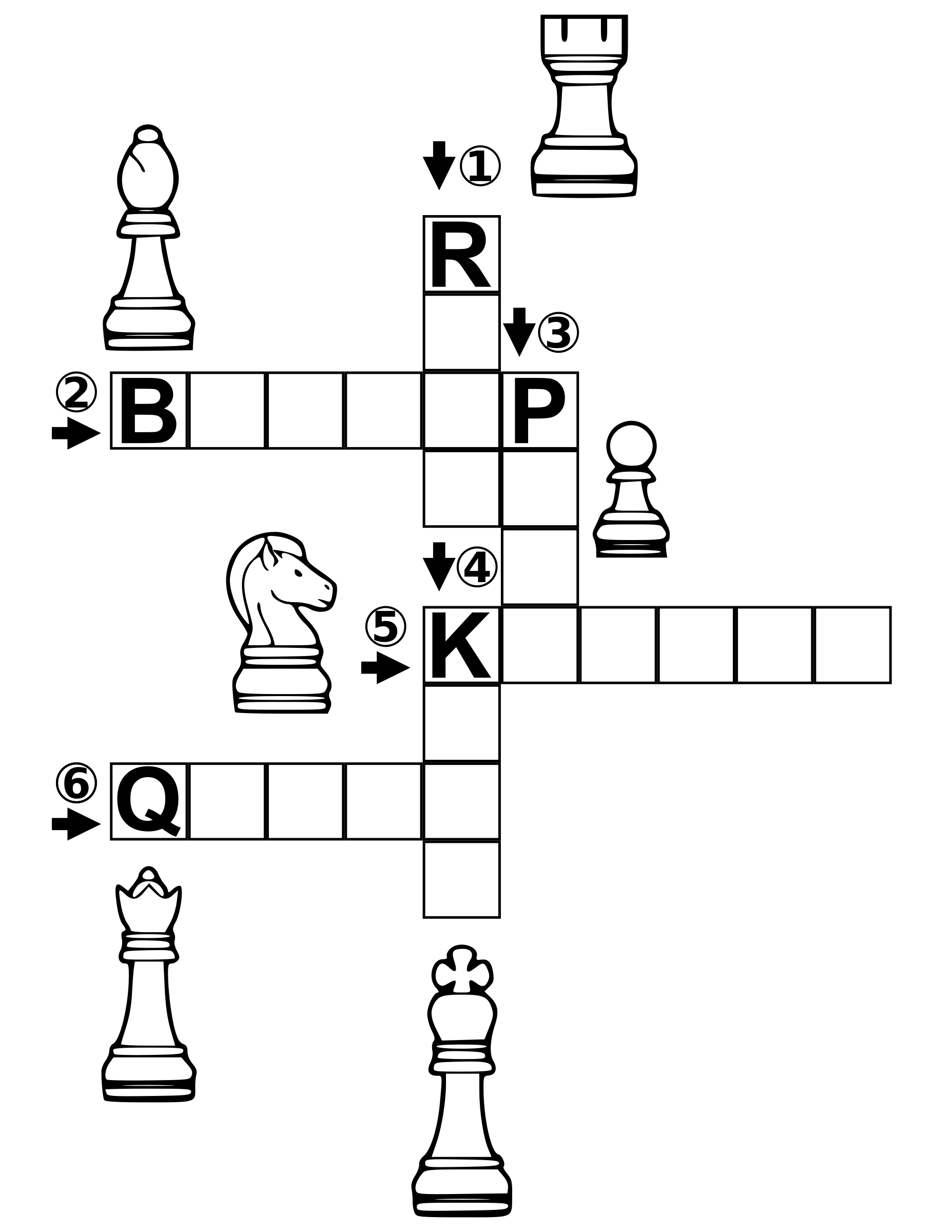 Chess Crossword Puzzle | Free Printable Puzzle Games - Printable Chess Puzzles