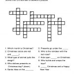 Christmas Crossword Puzzle: Uncover Christmas Words In This   9 Letter Word Puzzle Printable