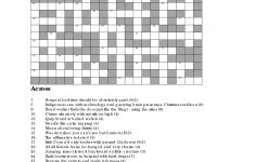 Christmas Crossword Puzzles To Print | The Completely Crackers - Printable Cryptic Crossword Puzzles