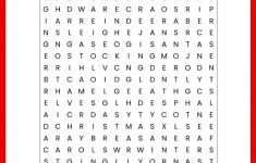 Christmas Word Search Free Printable For Kids Or Adults - Free - Christmas Crossword Puzzle Printable