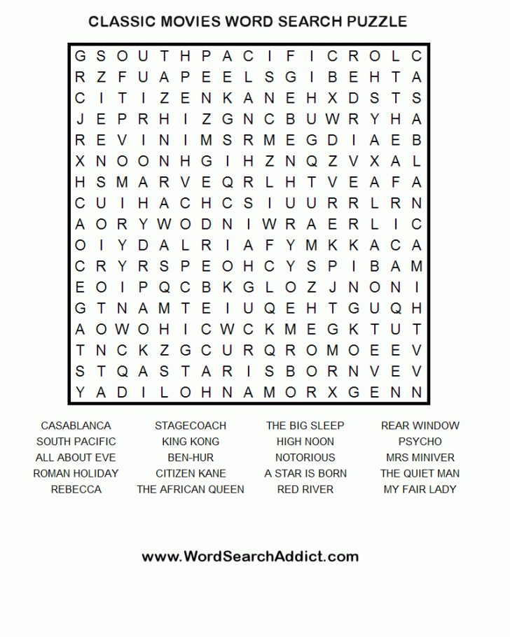 classic movies word search puzzle coloring challenges for adults