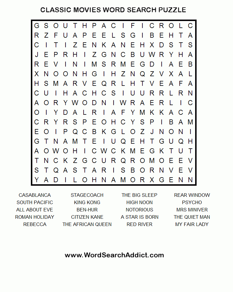 Printable Reverse Crossword Puzzle Printable Crossword Puzzles