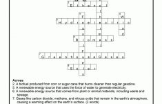 Clean Energy Crossword Answer Key | Woo! Jr. Kids Activities - Printable Energy Puzzle