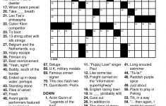 Collection Of Usa Today Crossword Puzzle Printable (31+ Images In - Printable Puzzles.usatoday.com