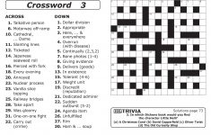 Coloring ~ Coloring Easy Printable Crossword Puzzles Large Print - Universal Daily Crossword Puzzle Printable