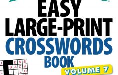 Coloring ~ Large Print Crosswords Coloring Dailythomas Joseph - Printable Crosswords By Thomas Joseph