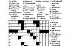 Coloring ~ Large Print Crosswords Coloring Dailythomas Joseph - Printable Thomas Joseph Crossword Puzzle For Today