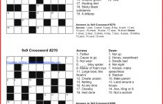 Coloring ~ Splendi Large Print Crossword Puzzles Photo Inspirations - Free Printable Universal Crossword