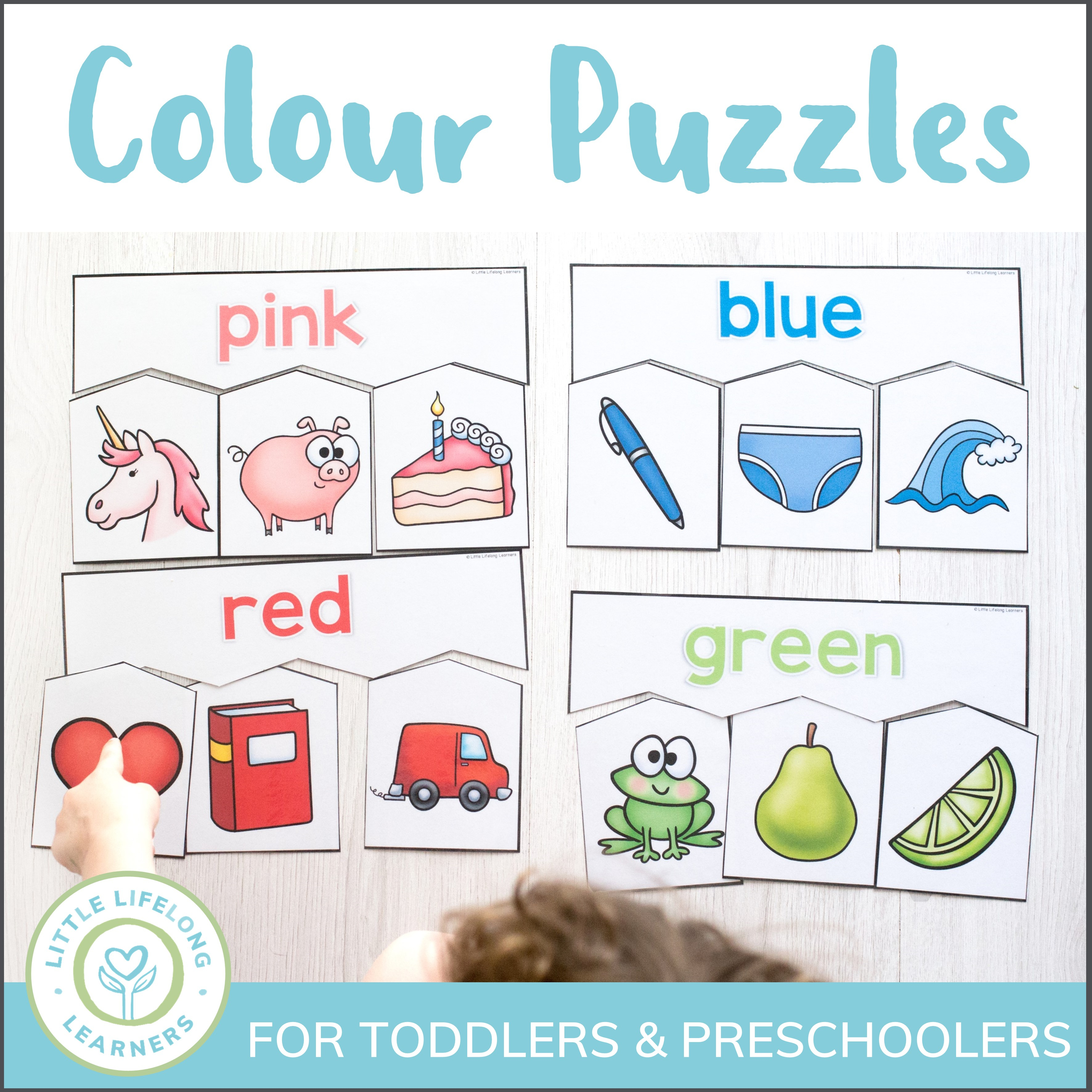 Colour Puzzles For Toddlers And Preschoolers - Little Lifelong Learners - Printable Puzzles For Toddlers