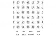 Conflict Resolution Word Search - Wordmint - Printable Conflict Resolution Crossword Puzzle