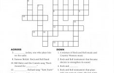 Creekside Forest Elementary - Rocks Crossword Puzzle Printable