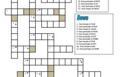 Crossword:: Irregular Verbs Worksheet - Free Esl Printable - Crossword Puzzle Verbs Printable