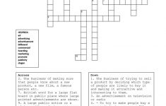 Crossword Puzzle Ads (W. Helpbox) Worksheet - Free Esl Printable - Crossword Puzzles Vocabulary Printable