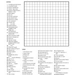 Crossword Puzzle Day – Games World Of Puzzles   Printable Patternless Crossword Puzzles