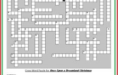 Crossword Puzzle For Patches Adventure Book: &quot;once Upon A Dreamland - Printable Premier Crossword Puzzle