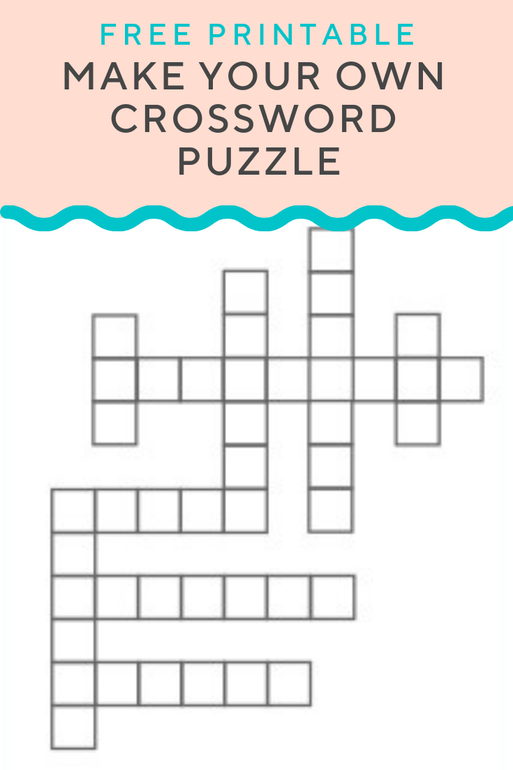 Crossword Puzzle Generator | Create And Print Fully Customizable - Custom Crossword Puzzle Printable