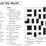 Crossword Puzzle Printable Large Print Crosswords ~ Themarketonholly   Print Puzzle From Photo