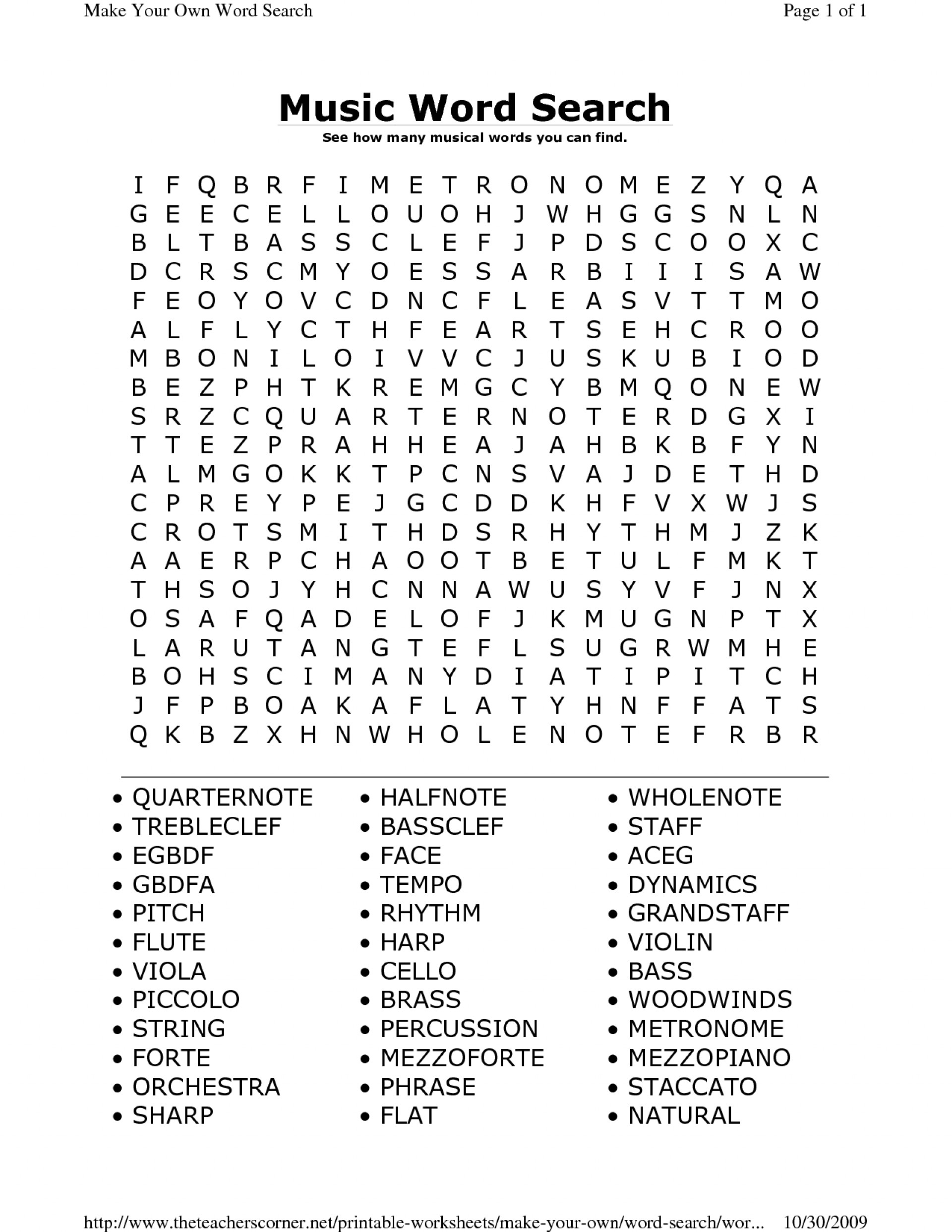 Crossword Puzzle Printable Music Crosswords ~ Themarketonholly - Printable Crosswords Music