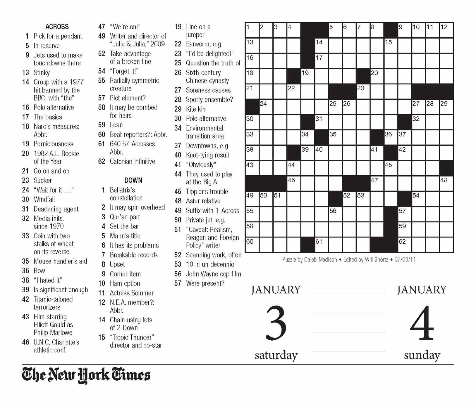 Crossword Puzzle Printable Ny Times Crosswords ~ Themarketonholly - Free Printable Ny Times Crossword Puzzles