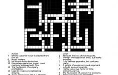 Crossword Puzzle – Product, Technology, Innovation | Shipulski On Design - Printable Crossword Puzzles 2013
