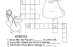 Crossword Puzzle Worksheet (Free Printable) - Printable Puzzle Booklet